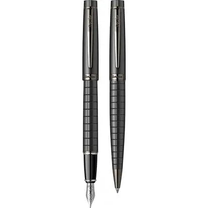 Stylo Personnalisé Haut de Gamme Scrikss – Plaqué Or 23 Carats – Stylo Plume & Stylo Bille de Luxe Gravés – Coffret Cadeau Professionnel CréaBySana
