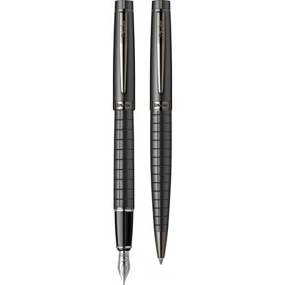 Stylo Personnalisé Haut de Gamme Scrikss – Plaqué Or 23 Carats – Stylo Plume & Stylo Bille de Luxe Gravés – Coffret Cadeau Professionnel CréaBySana
