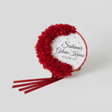 Tambourin dentelle personnalisé — soirée henné mariage | Créa By Sana