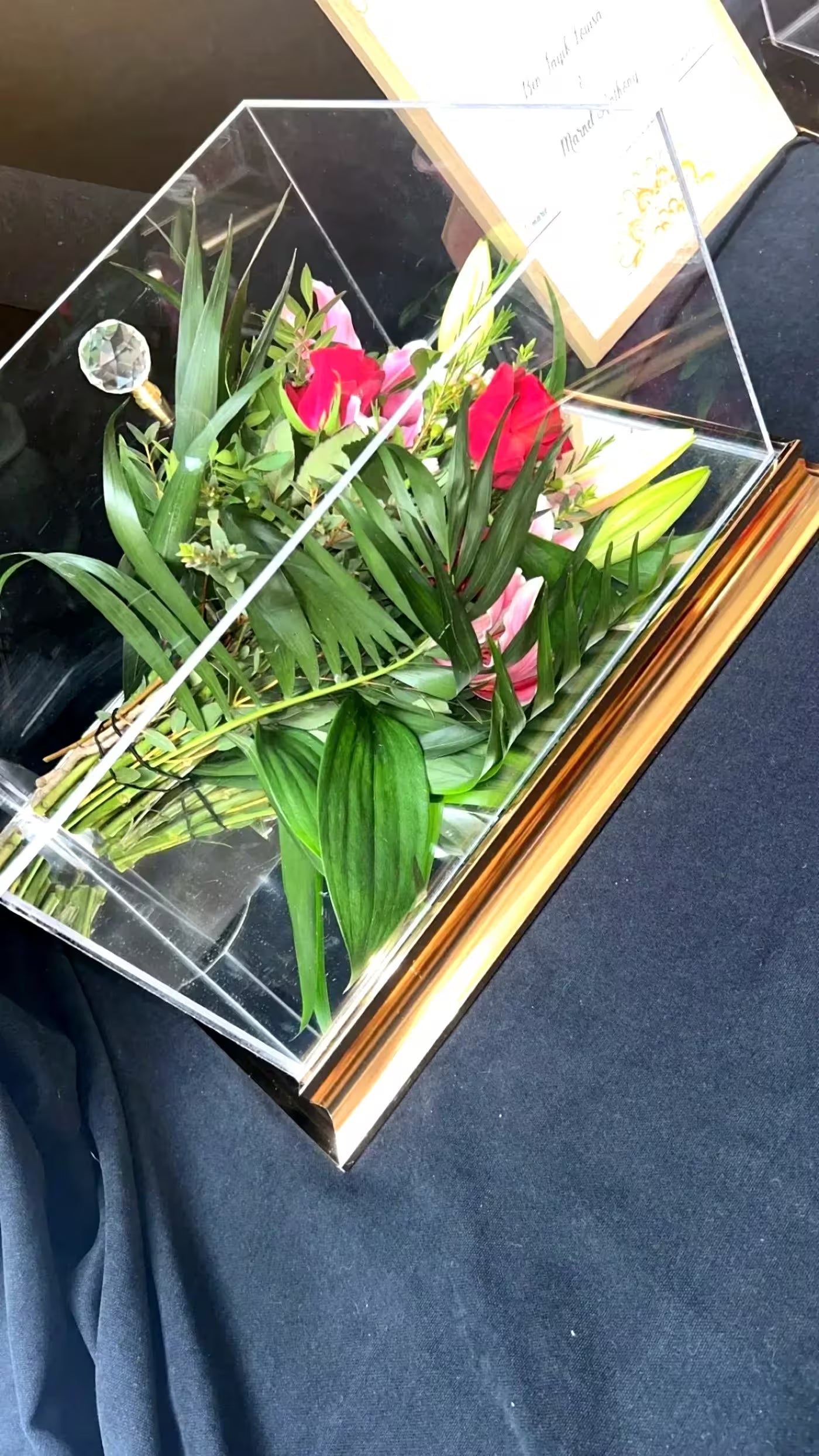 Trousseau de mariage personnalisé en plexiglass | CréaBySana CréaBySana