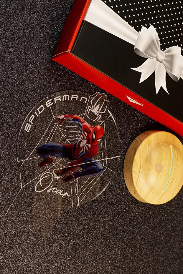 Veilleuse Enfant Personnalisée Néon LED | Nom Gravé | Cadeau Enfant Superhéros CréaBySana