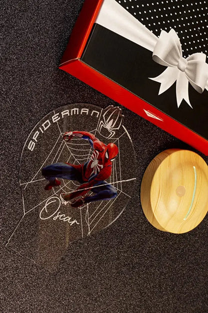 Veilleuse Enfant Personnalisée Néon LED | Nom Gravé | Cadeau Enfant Superhéros CréaBySana