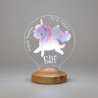 Veilleuse licorne personnalisée enfant — cadeau magique LED | CréaBySana