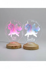 Veilleuse licorne personnalisée — cadeau enfant lumineux | CréaBySana