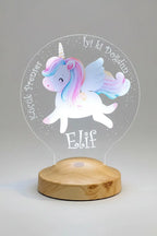 Veilleuse licorne enfant LED — souvenir magique personnalisé | CréaBySana