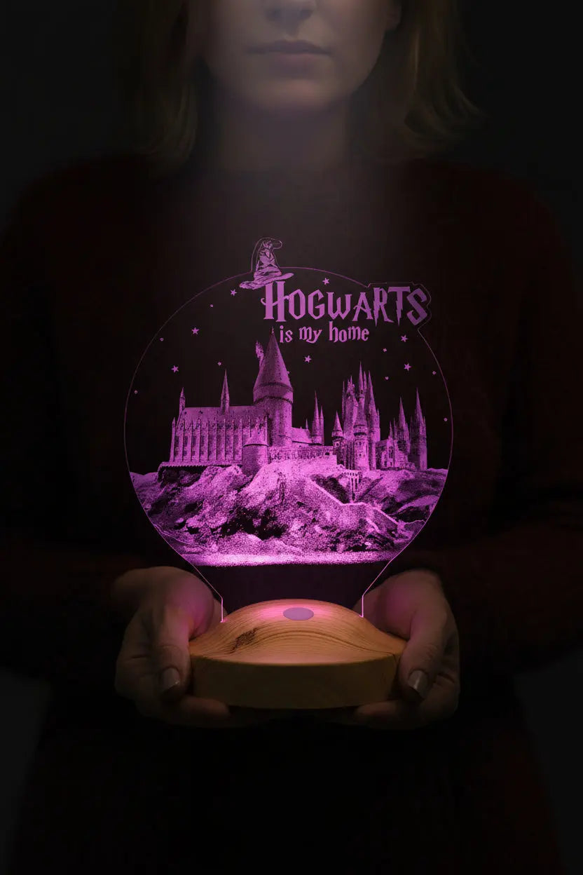 Veilleuse château LED personnalisée — cadeau féérique | CréaBySana