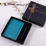 Bloc note personnalisé turquoise