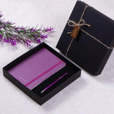 Bloc note personnalisé violet