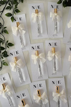 Mini parfum personnalisé flacon 10ml cadeau invité mariage CréaBySana