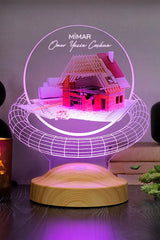 Veilleuse LED architecte personnalisée — coffret cadeau gravure prénom | CréaBySana