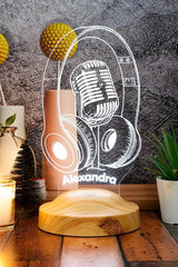 Cadeau Musicien Personnalisé — Veilleuse LED Note de Musique veilleuse personnalisé CréaBySana