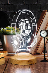 Cadeau Musicien Personnalisé — Veilleuse LED Note de Musique veilleuse personnalisé CréaBySana