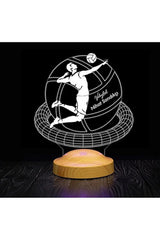 Cadeau Volley Ball Personnalisé – Veilleuse LED Gravée Prénom CréaBySana