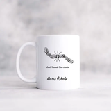 Mug personnalisé au nom avec le motif de la chaîne, inclus dans le coffret de fin d'année