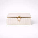 Coffret Yasmine ivoire, vue de face