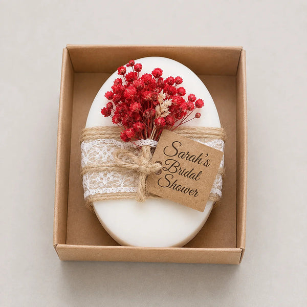 Mini Savon Personnalisé Mariage – Cadeau Invité Artisanal savon personnalisé CréaBySana