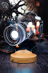 Veilleuse LED personnalisée — idée cadeau photographe originale CréaBySana