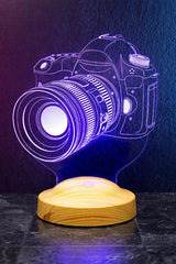 Veilleuse LED personnalisée — idée cadeau photographe originale CréaBySana