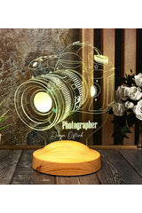 Veilleuse LED personnalisée — idée cadeau photographe originale CréaBySana