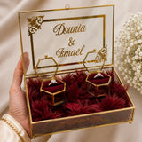 Plateau Alliances Mariage Personnalisé – Cérémonie accessoire mariage CréaBySana