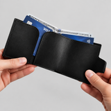 Porte-Cartes Automatique Cuir Noir porte-cartes CréaBySana