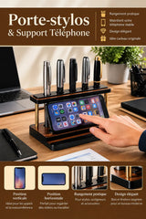 Cadeau Bureau Personnalisé – Porte-Stylos & Balancier cadeau bureau CréaBySana