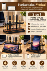 Cadeau Bureau Personnalisé – Porte-Stylos & Balancier cadeau bureau CréaBySana