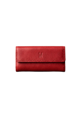 Portefeuille Compagnon Femme Cuir Rouge – sur tabouret