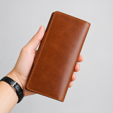 Portefeuille Long Cuir Cognac à Rabat – dos