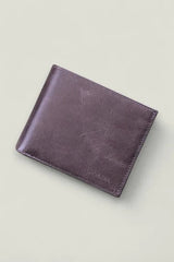 Portefeuille homme en cuir avec porte-monnaie – gris