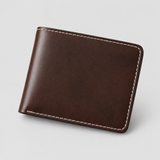 Portefeuille homme en cuir à rabat – fermé