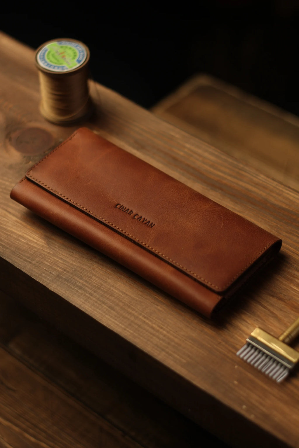 Portefeuille homme cuir luxe — compartiments multiples | CréaBySana