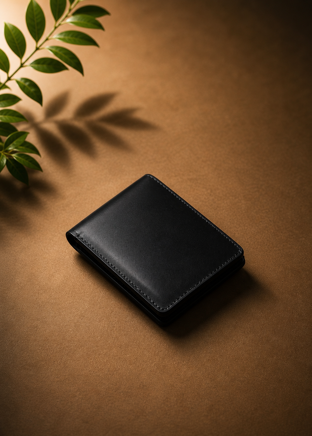 Portefeuille cuir luxe homme bifold minimaliste cuir véritable | CréaBySana