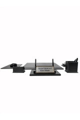 Coffret set bureau cuir personnalisé 6 pièces — cadeau professionnel premium | CréaBySana