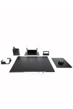 Set de bureau cuir personnalisé 6 pièces — sous-main tapis souris | CréaBySana
