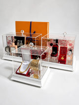 Trousseau mariée plexiglass transparent personnalisé — boîte luxe | CréaBySana